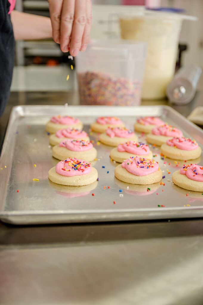 sugar cookies with sprinkles brand photos