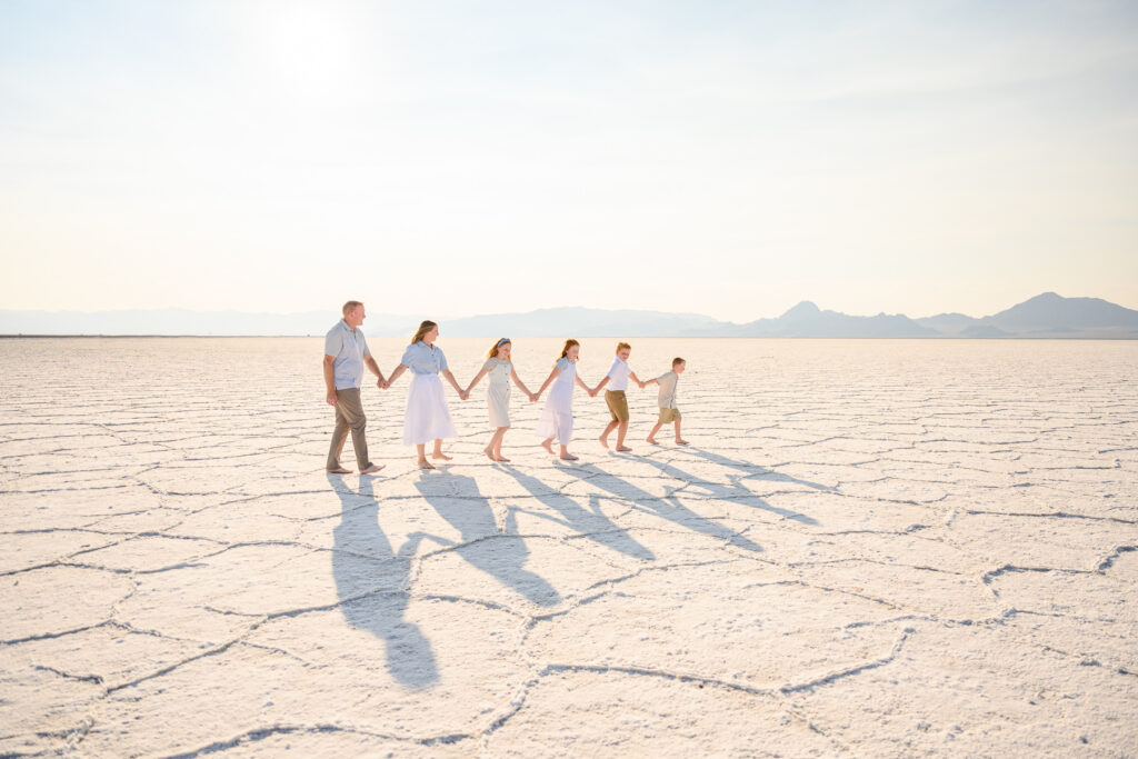 Utah brand photography session at Bonneville Salt Flats
