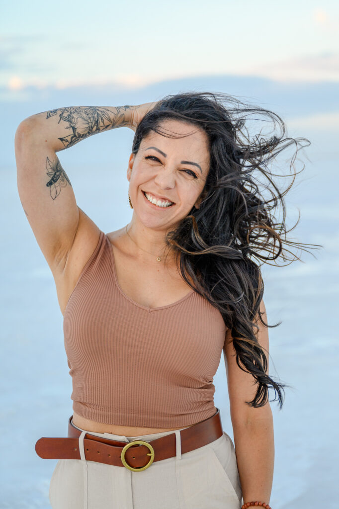 Lifestyle brand photography on Bonneville Salt Flats

