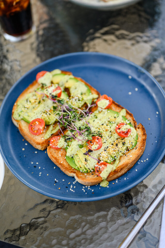 brunch midway, Utah restaurant food photography brand photographer avocado toast