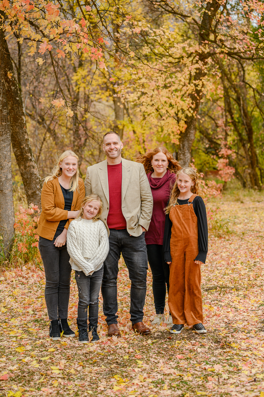 Utah county family photographer fall family photos