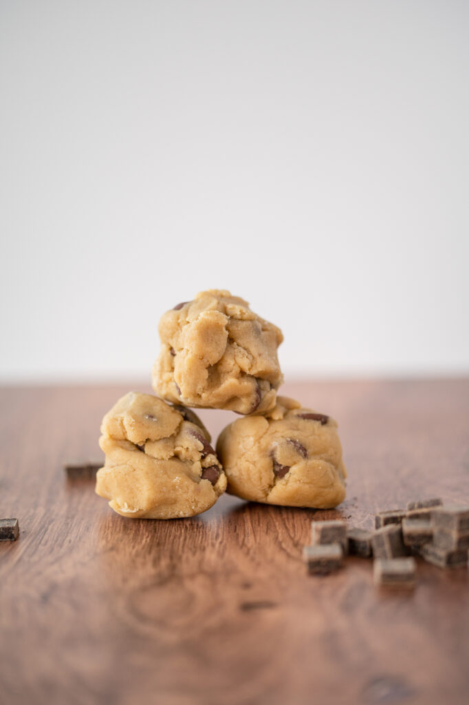 cookie dough food photography taken by a food photographer in utah 