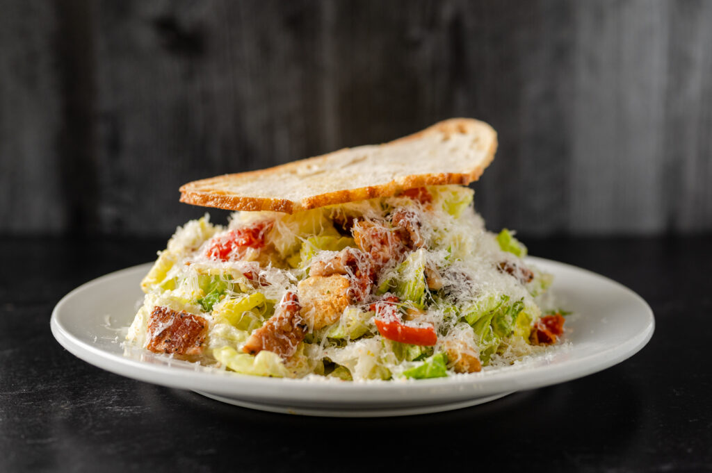 Caesar Salad food photography of Christopher's Prime Restaurant in Salt Lake City, Utah taken by Food Photographer 