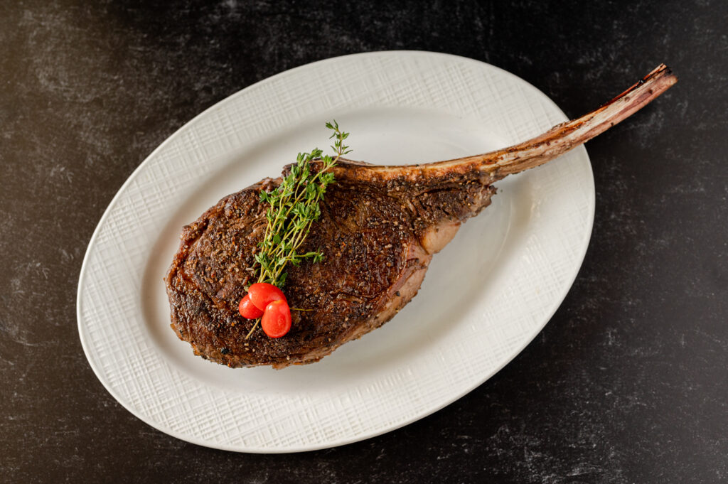 Steak food photography of Christopher's Prime Restaurant in Salt Lake City, Utah taken by Food Photographer 