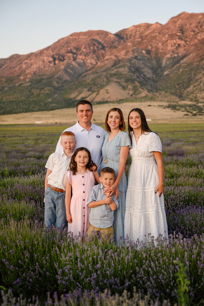 Light and airy summer family portraits in Utah