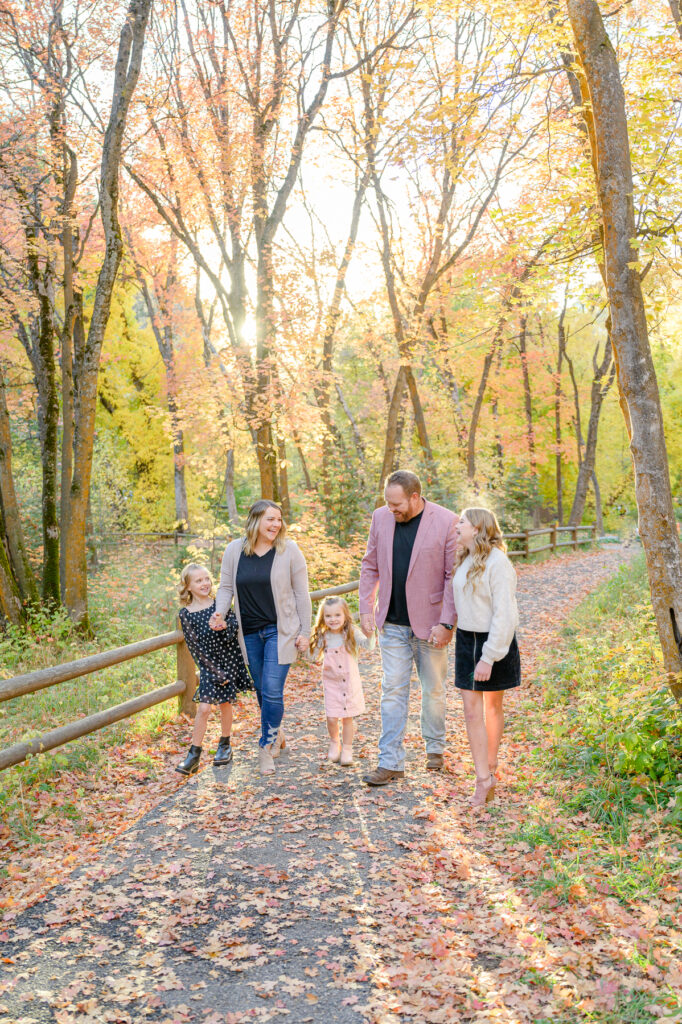 millcreek canyon utah fall family photos utah family photographer