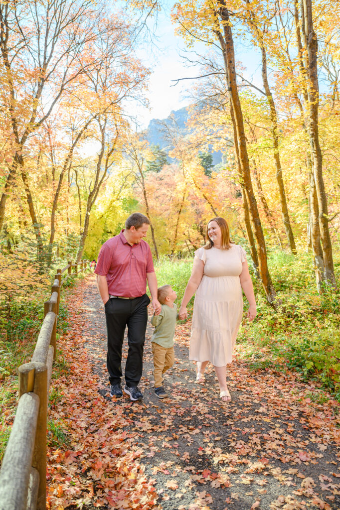 millcreek canyon utah fall family photos utah family photographer