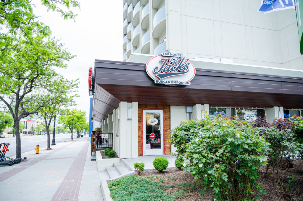 Restaurant dining space photographed for website and social media branding